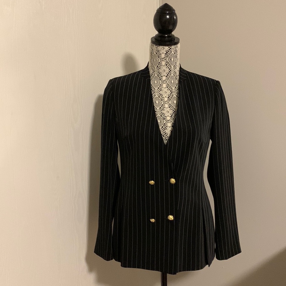 ZARA pin striped blazer